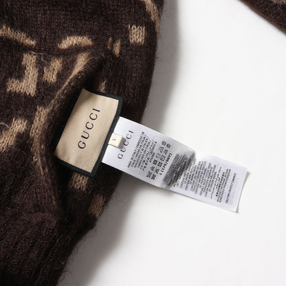 現行モデル リバーシブル GG モヘア ウール ニット カーディガン (635160 XKBK2)