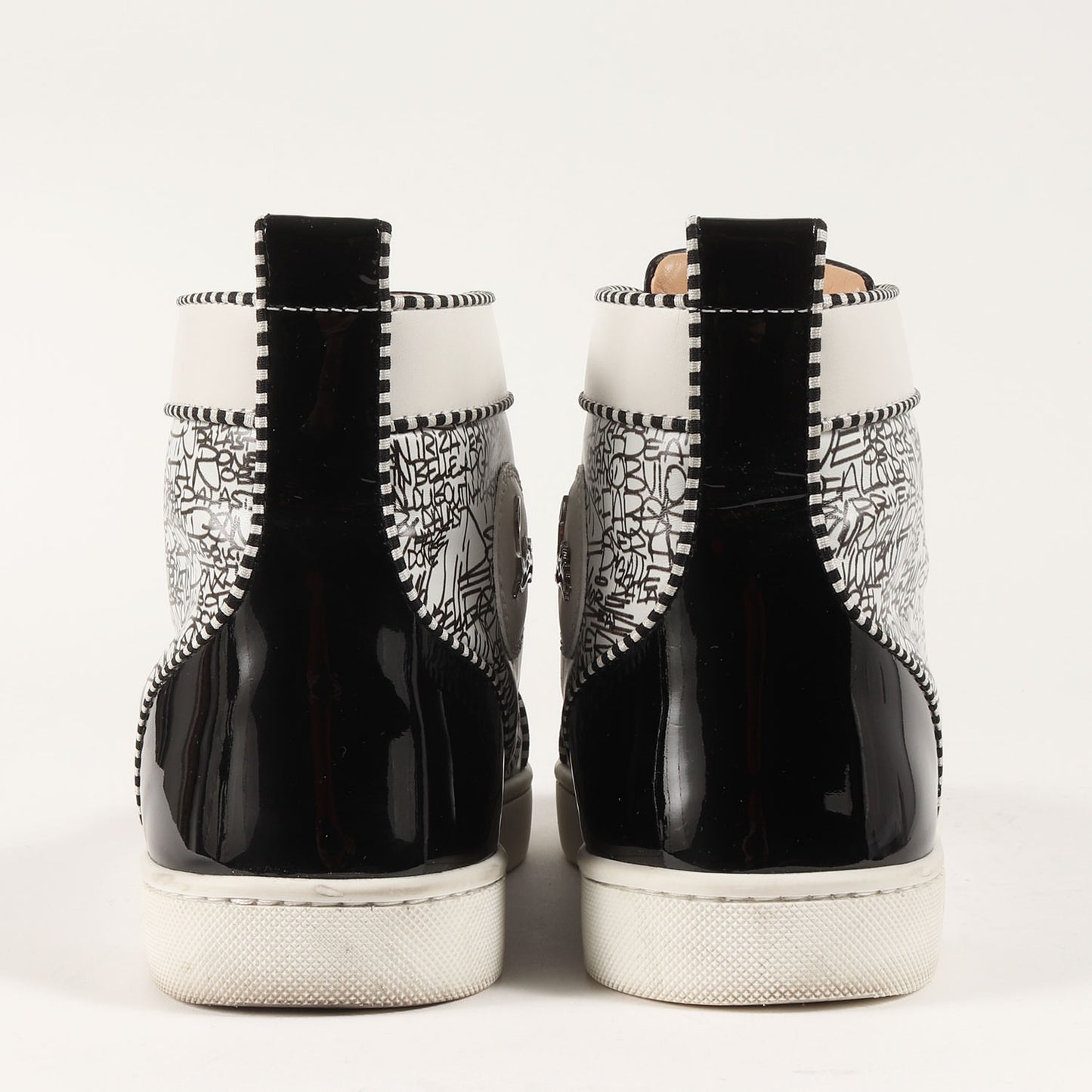 グラフィックロゴ スパイクスタッズ ハイカット スニーカー (LOU SPIKES ORLATO FLAT 1190397)