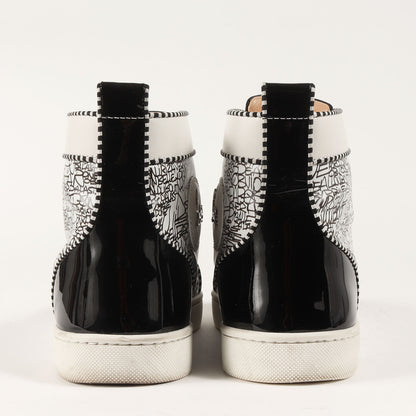 グラフィックロゴ スパイクスタッズ ハイカット スニーカー (LOU SPIKES ORLATO FLAT 1190397)