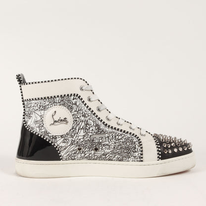 グラフィックロゴ スパイクスタッズ ハイカット スニーカー (LOU SPIKES ORLATO FLAT 1190397)