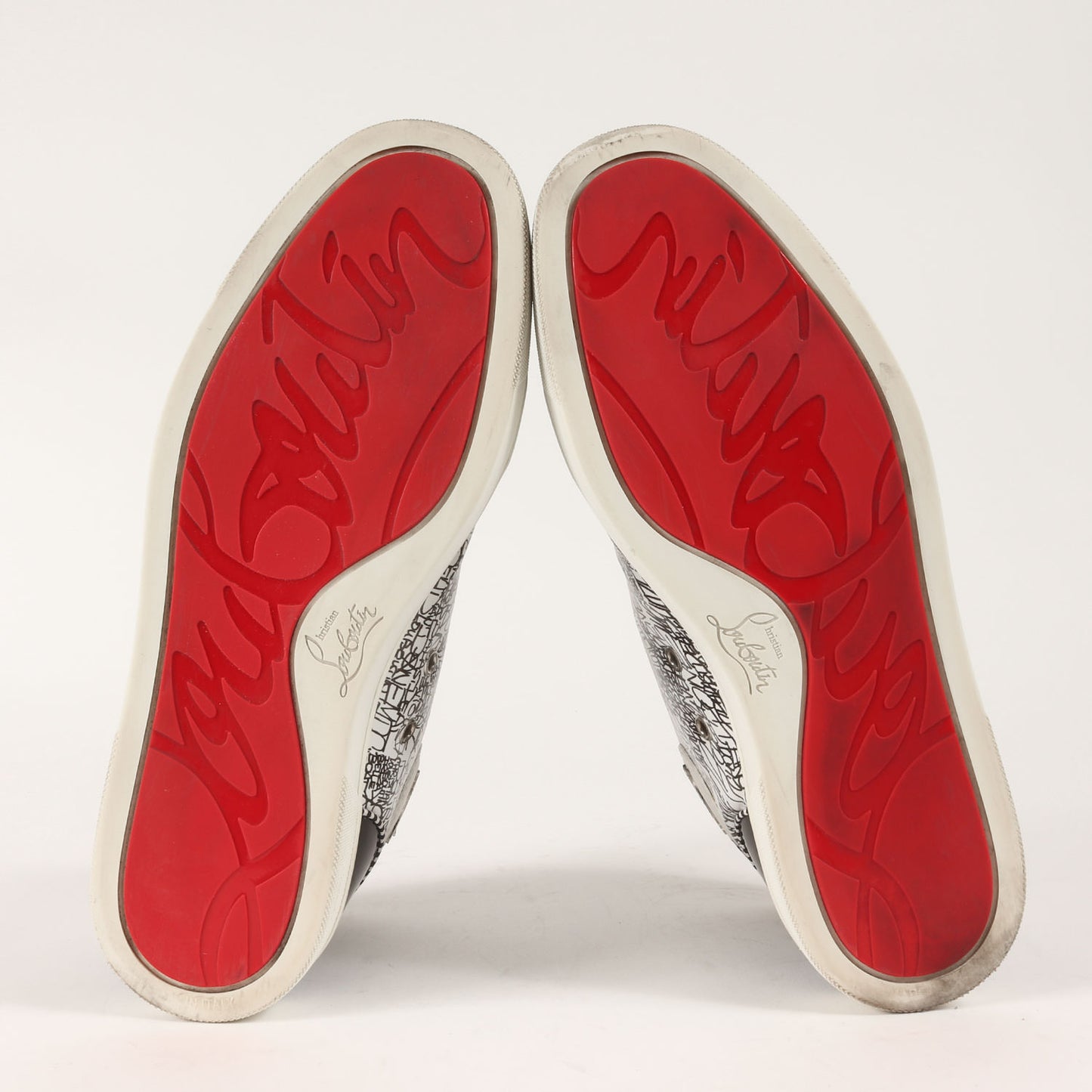 グラフィックロゴ スパイクスタッズ ハイカット スニーカー (LOU SPIKES ORLATO FLAT 1190397)