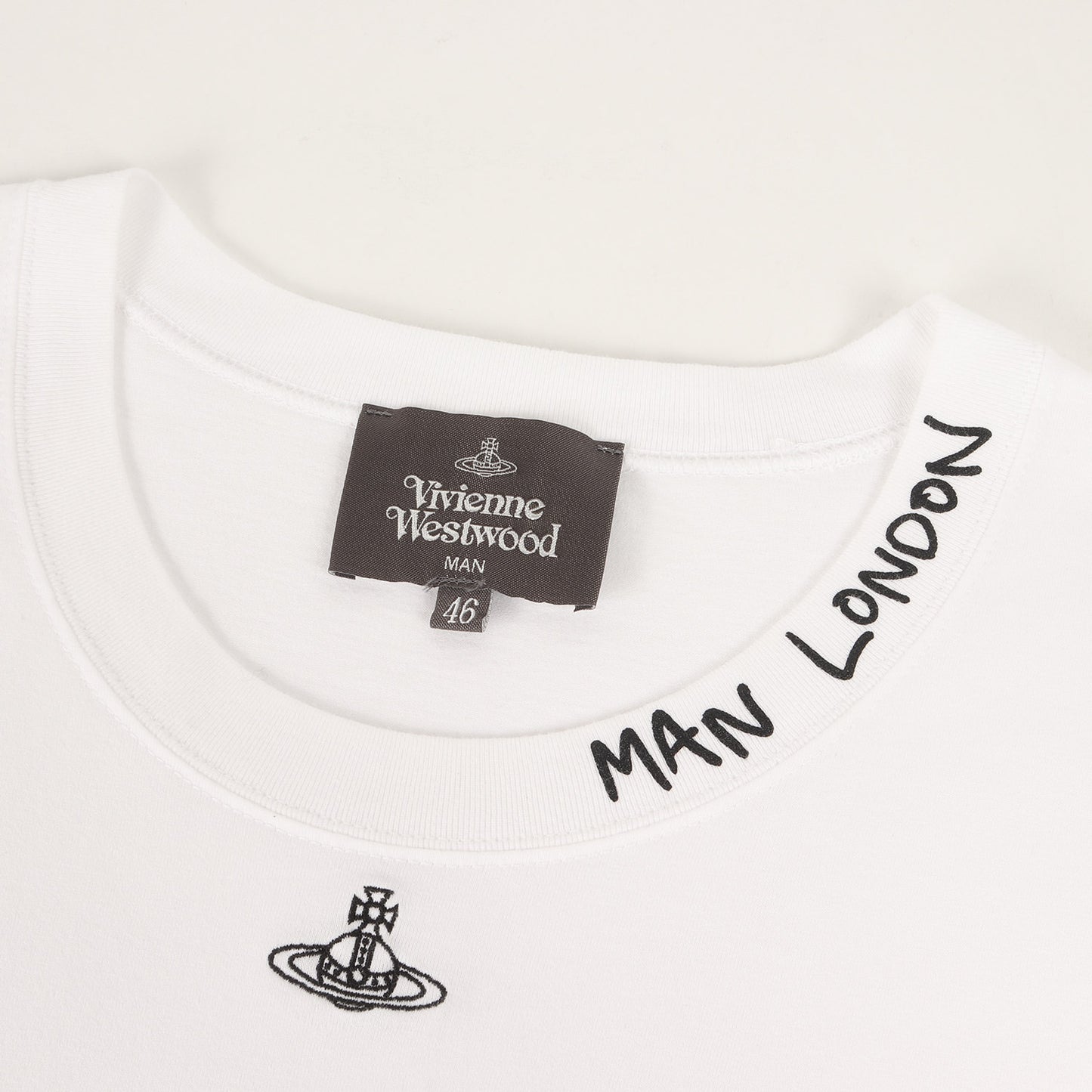 22SS オーブ 刺繍 ロゴ リラックス Tシャツ (RELAX T-SHIRT MAN LONDON 129063 5113) / MADE IN JAPAN