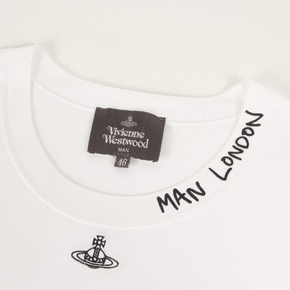22SS オーブ 刺繍 ロゴ リラックス Tシャツ (RELAX T-SHIRT MAN LONDON 129063 5113) / MADE IN JAPAN