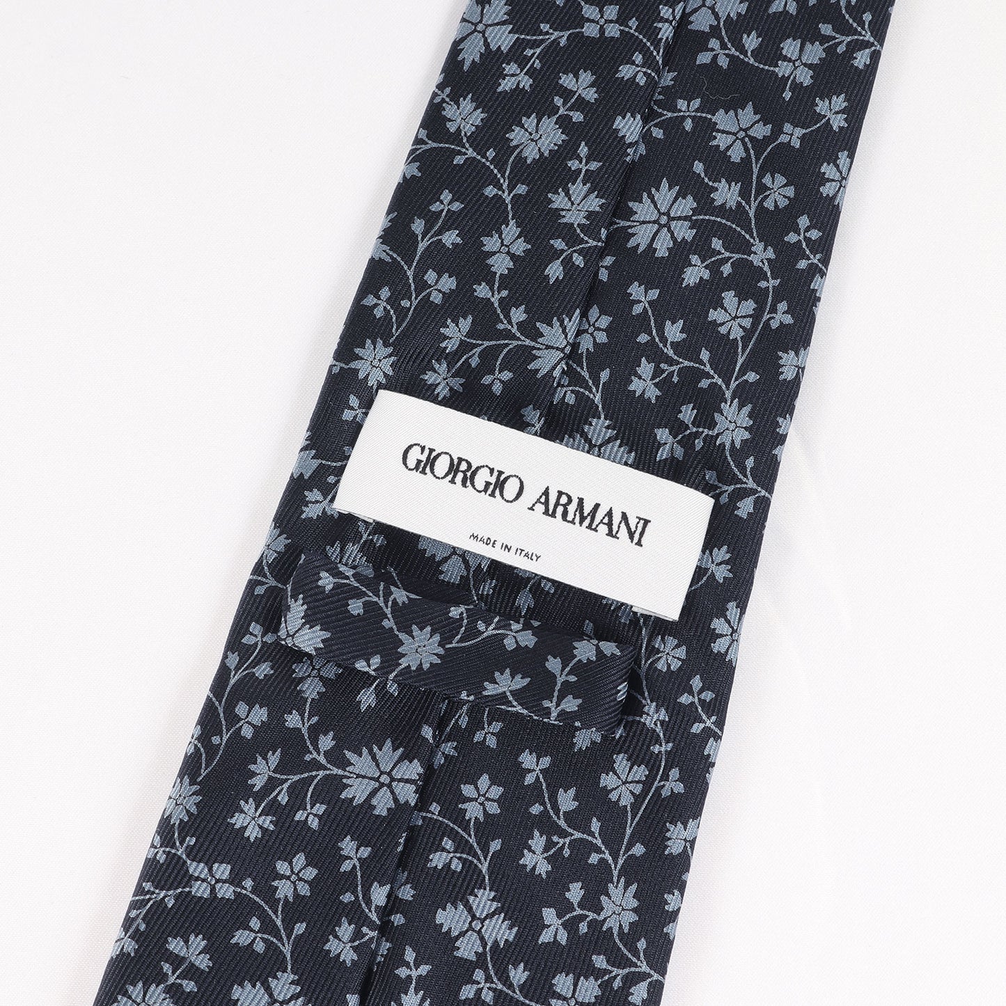フラワー 総柄 シルク ネクタイ