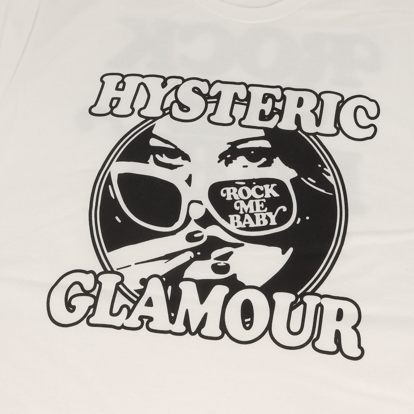 ROCK ME BABY ロゴ ガール ウーマン プリント Tシャツ (0262CT15)