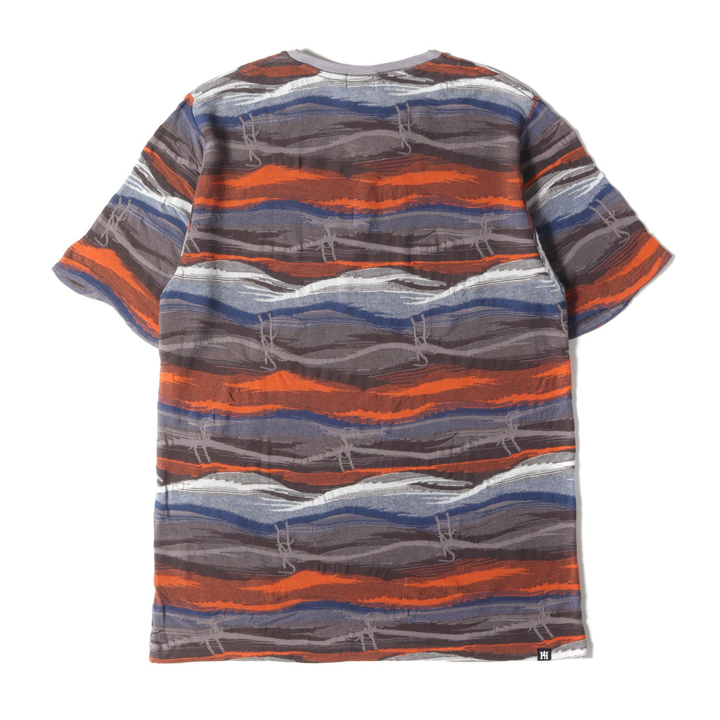 HYS SYMBOL pt スラブ ボーダー コットン ニット Tシャツ (02191CT18)