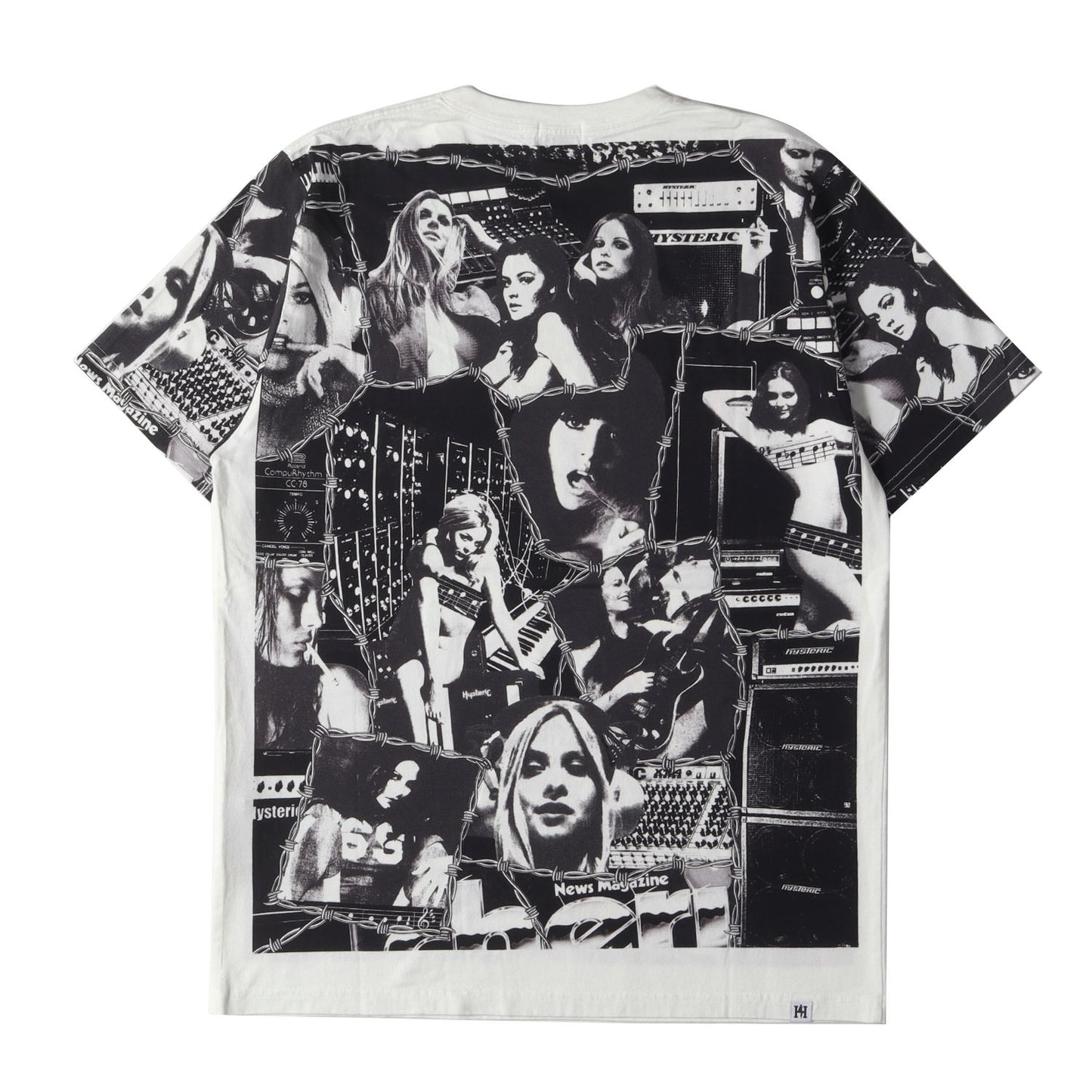 ガール ウーマン ローズ ロゴ 総柄 Tシャツ (0263CT11)