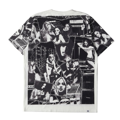 ガール ウーマン ローズ ロゴ 総柄 Tシャツ (0263CT11)