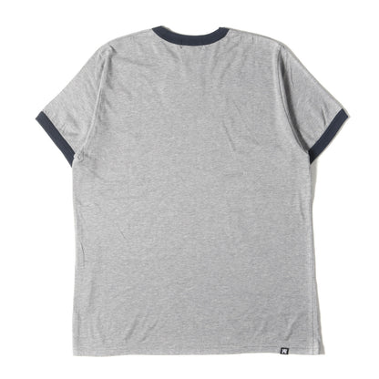 LOOK AT ME プリント リンガーネック トリム Tシャツ (02173CT05)