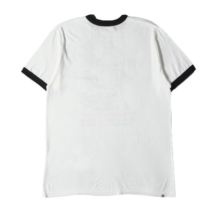LOOK AT ME プリント リンガーネック トリム Tシャツ (02173CT05)