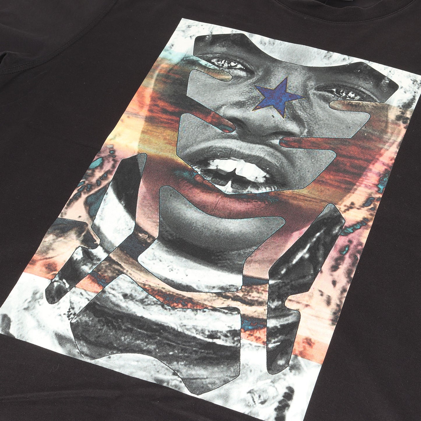 コラージュ グラフィック Tシャツ (14J 7556 651)