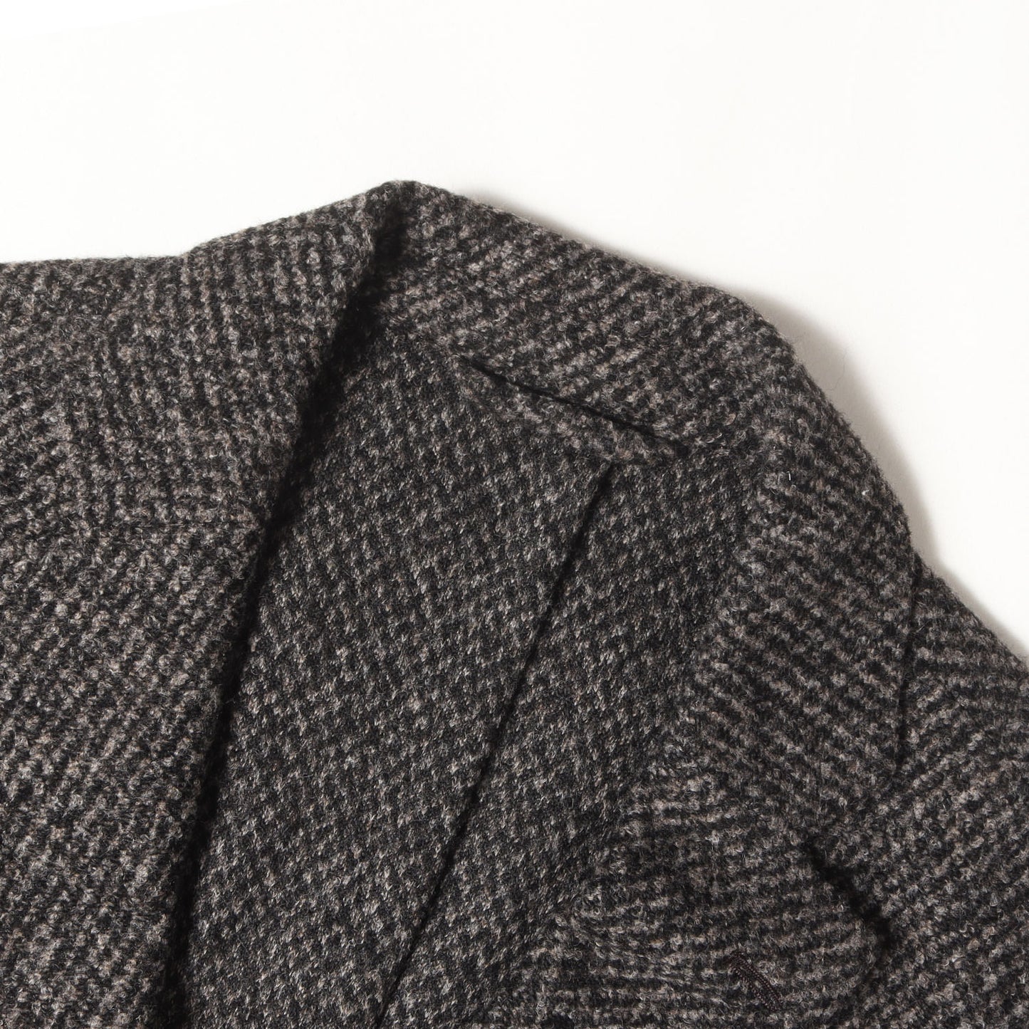 ジャガードニット アンコン 2B テーラード ジャケット (63-07-35-07303)