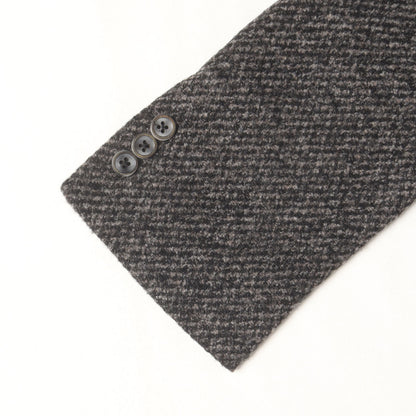 ジャガードニット アンコン 2B テーラード ジャケット (63-07-35-07303)