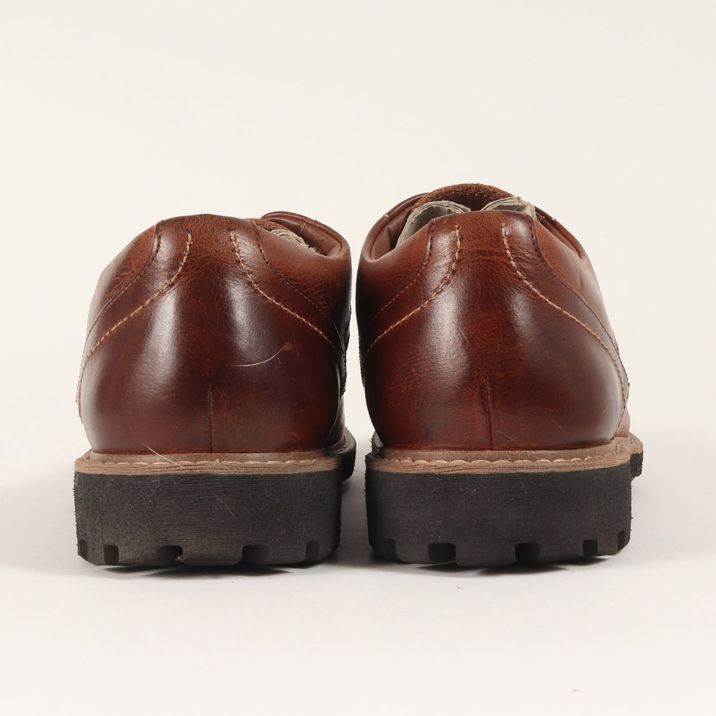 ヴィンテージレザー プレーントゥ シューズ