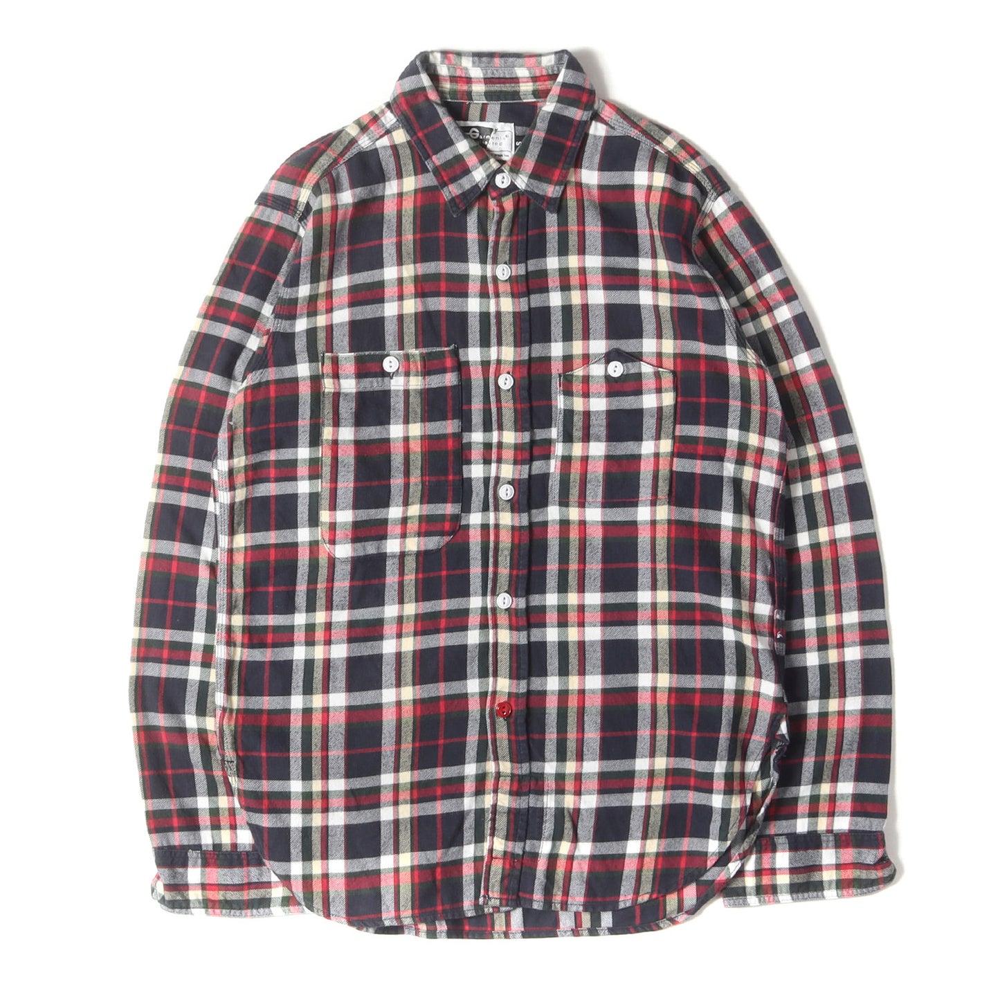 チェック ソフト フランネル シャツ