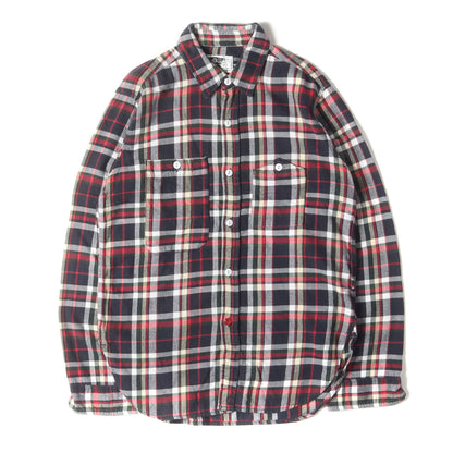チェック ソフト フランネル シャツ