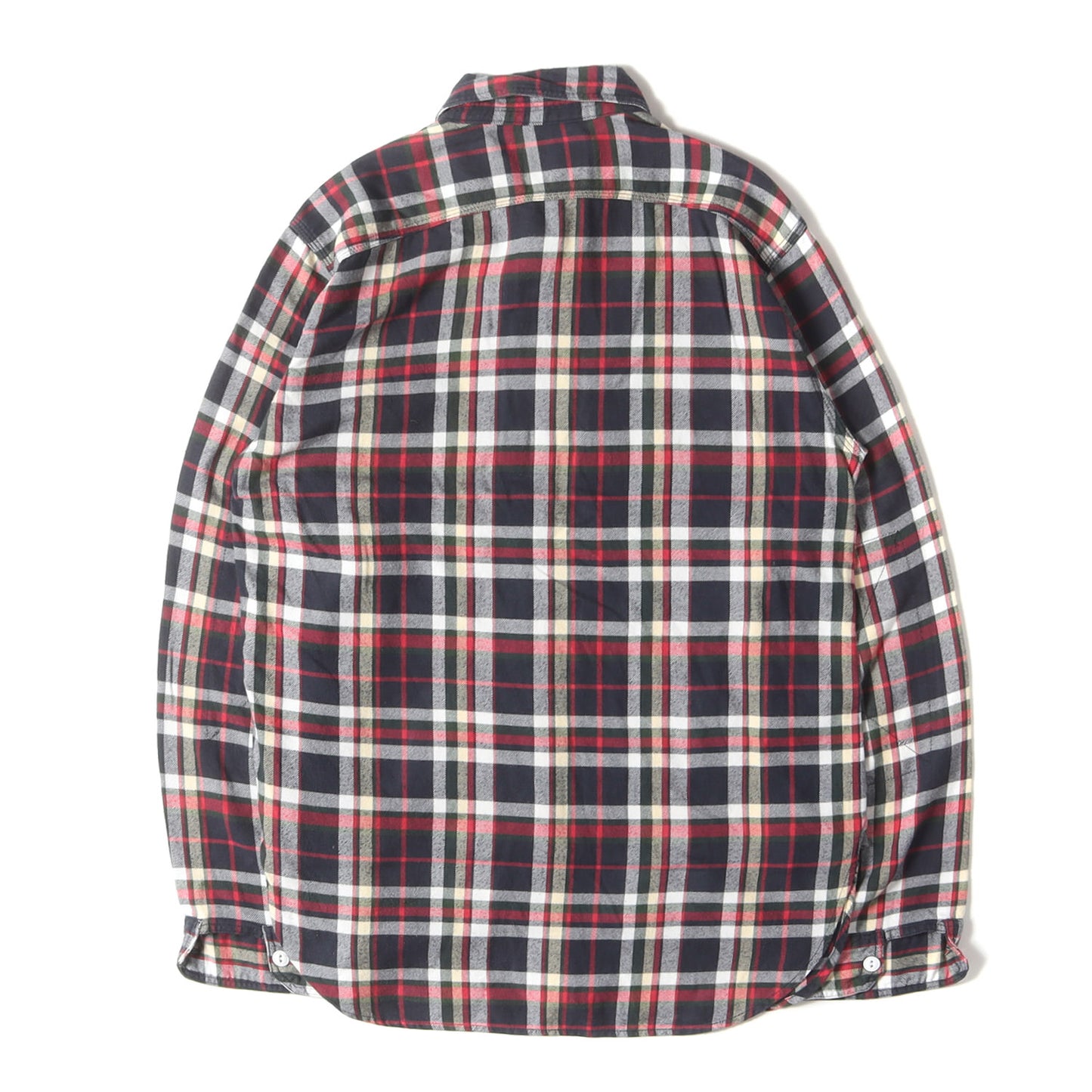 チェック ソフト フランネル シャツ
