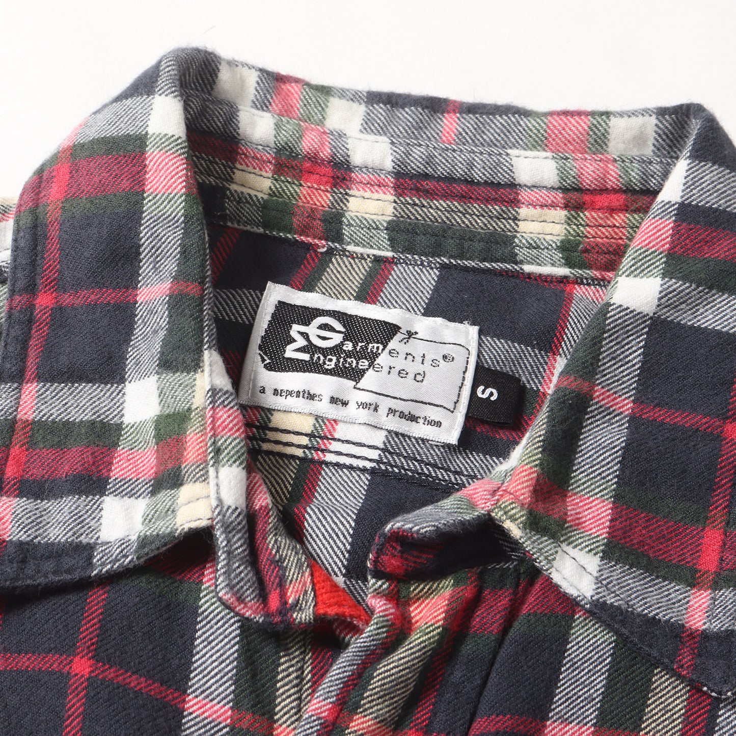 チェック ソフト フランネル シャツ