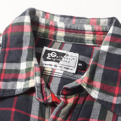 チェック ソフト フランネル シャツ