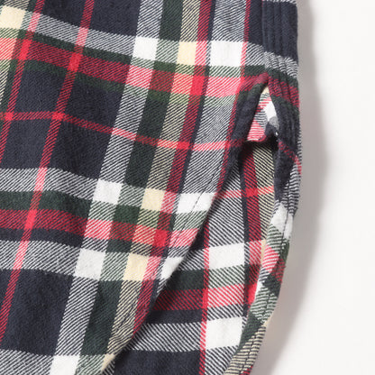 チェック ソフト フランネル シャツ