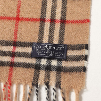 フリンジ ノバチェック ロング ニット マフラー / Burberrys