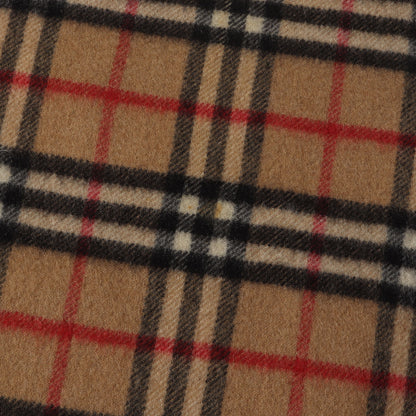 フリンジ ノバチェック カシミヤ ニット マフラー / Burberrys