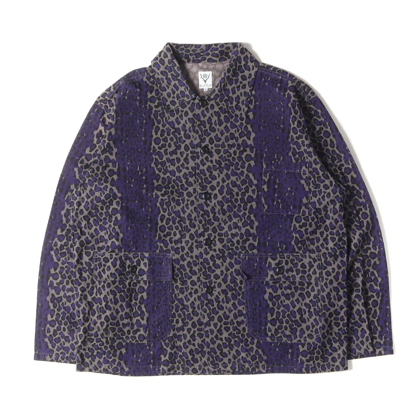 23AW レオパード柄 ハンティング シャツ (HUNTING SHIRT)