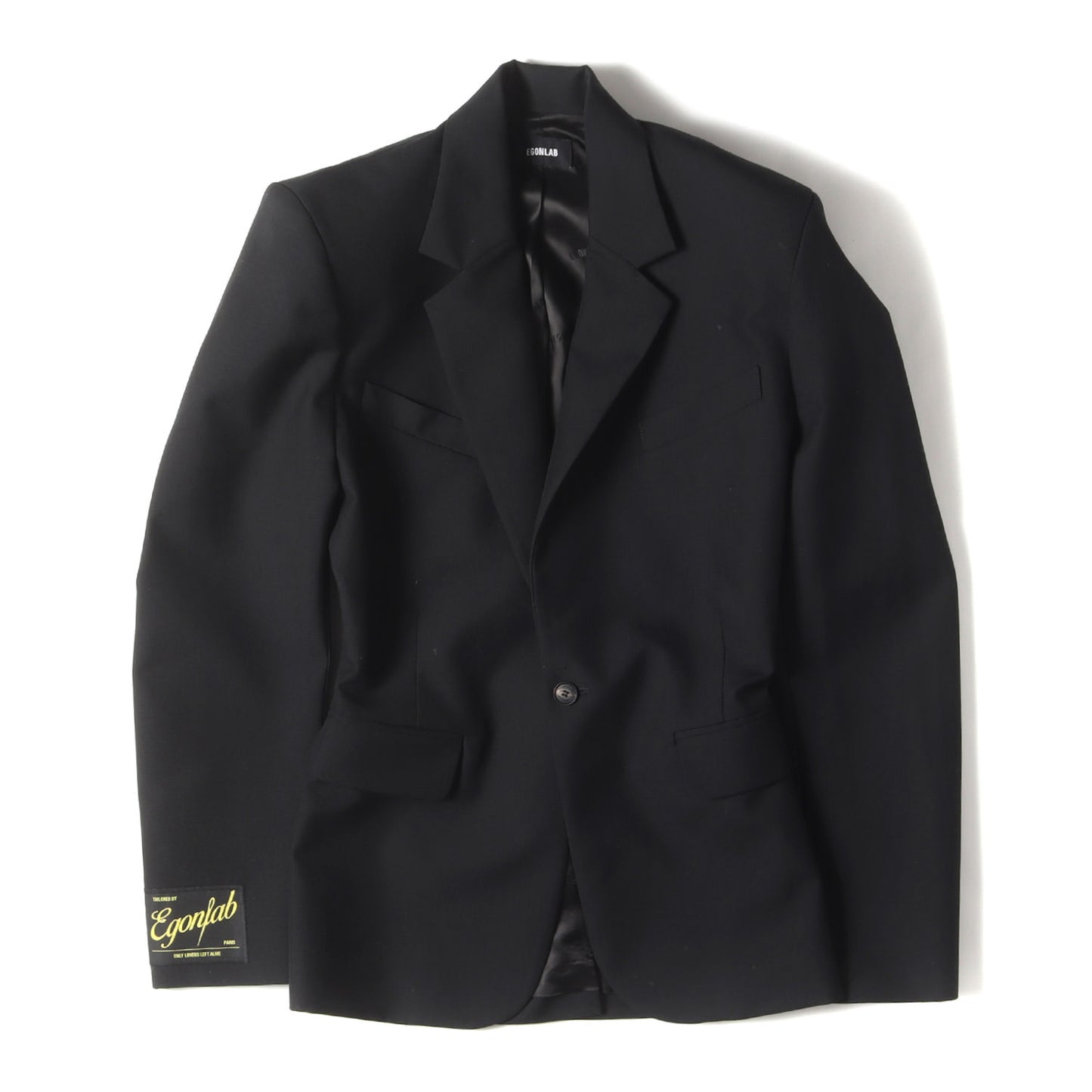 24AW ウール 1B テーラード ジャケット (PHOEBE SIMPLE BREASTED AW24 BL.003 A)