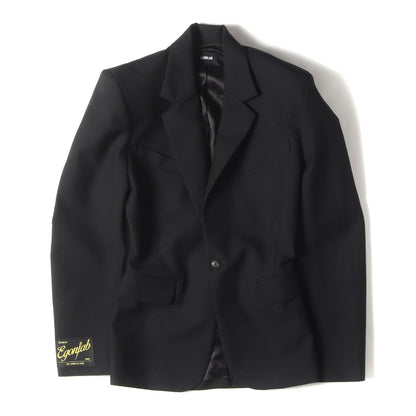 24AW ウール 1B テーラード ジャケット (PHOEBE SIMPLE BREASTED AW24 BL.003 A)