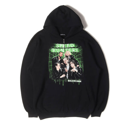 スピードハンター フォトグラフィック スウェット ジップ パーカー (Speed Hunter Hoodie 559100 TDV38) / 裏起毛