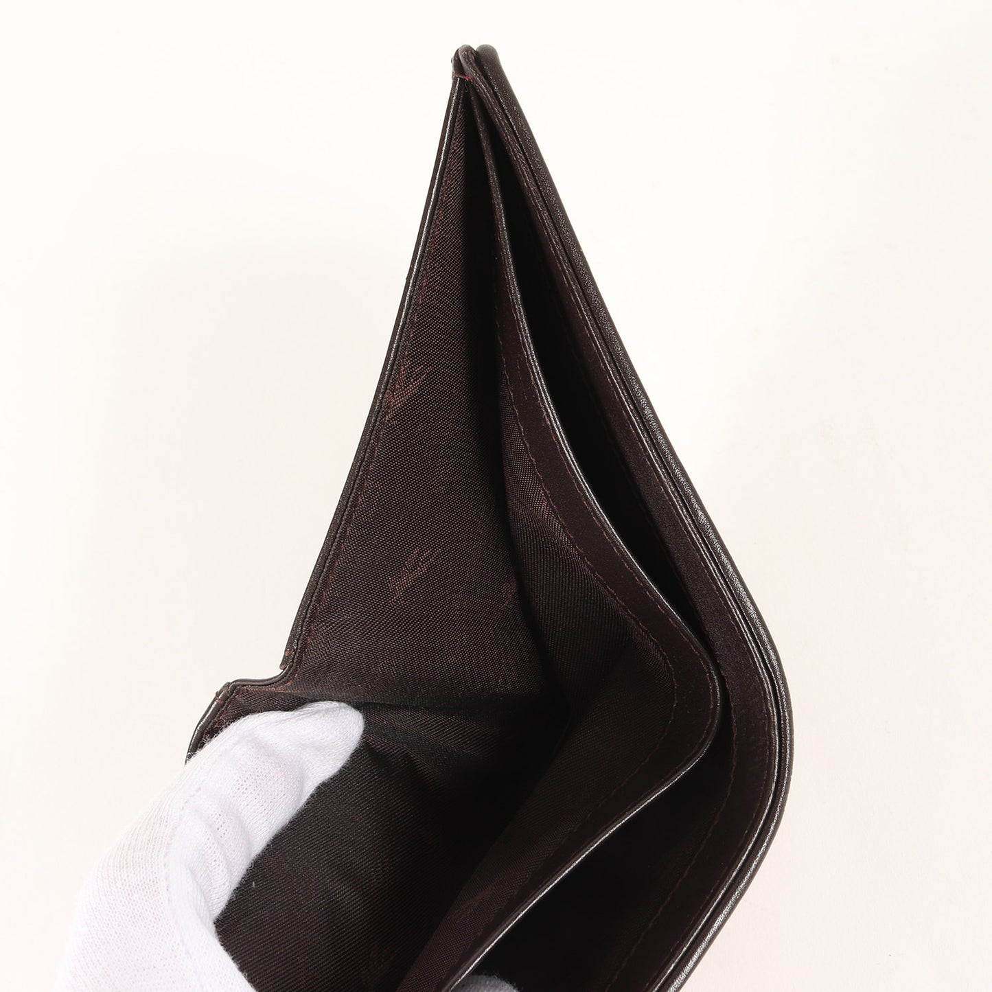 グラフィック 型押し レザー 切替 二つ折り 札入れ (10461-2487) / MADE IN ITALY