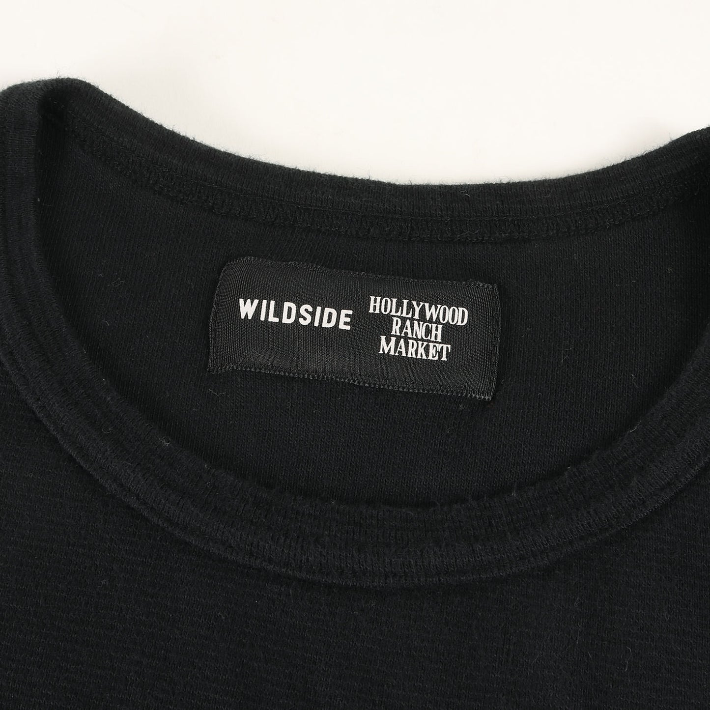 × H.R.MARKET ストレッチ フライス Tシャツ (WILDSIDE × HOLLYWOOD RANCH MARKET Stretech Fraise Short Sleeve T-shirt)