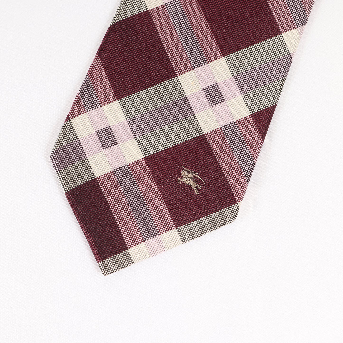 チェック シルク ネクタイ