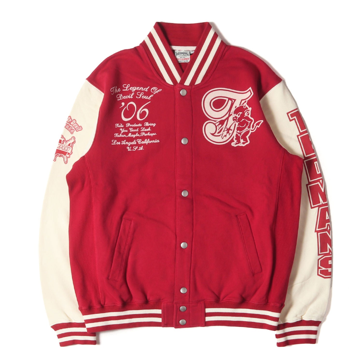 TEDMAN テッドマン スタジャン TEDMAN (テッドマン) TEDCOMPANY LUCKY DEVIL スウェット