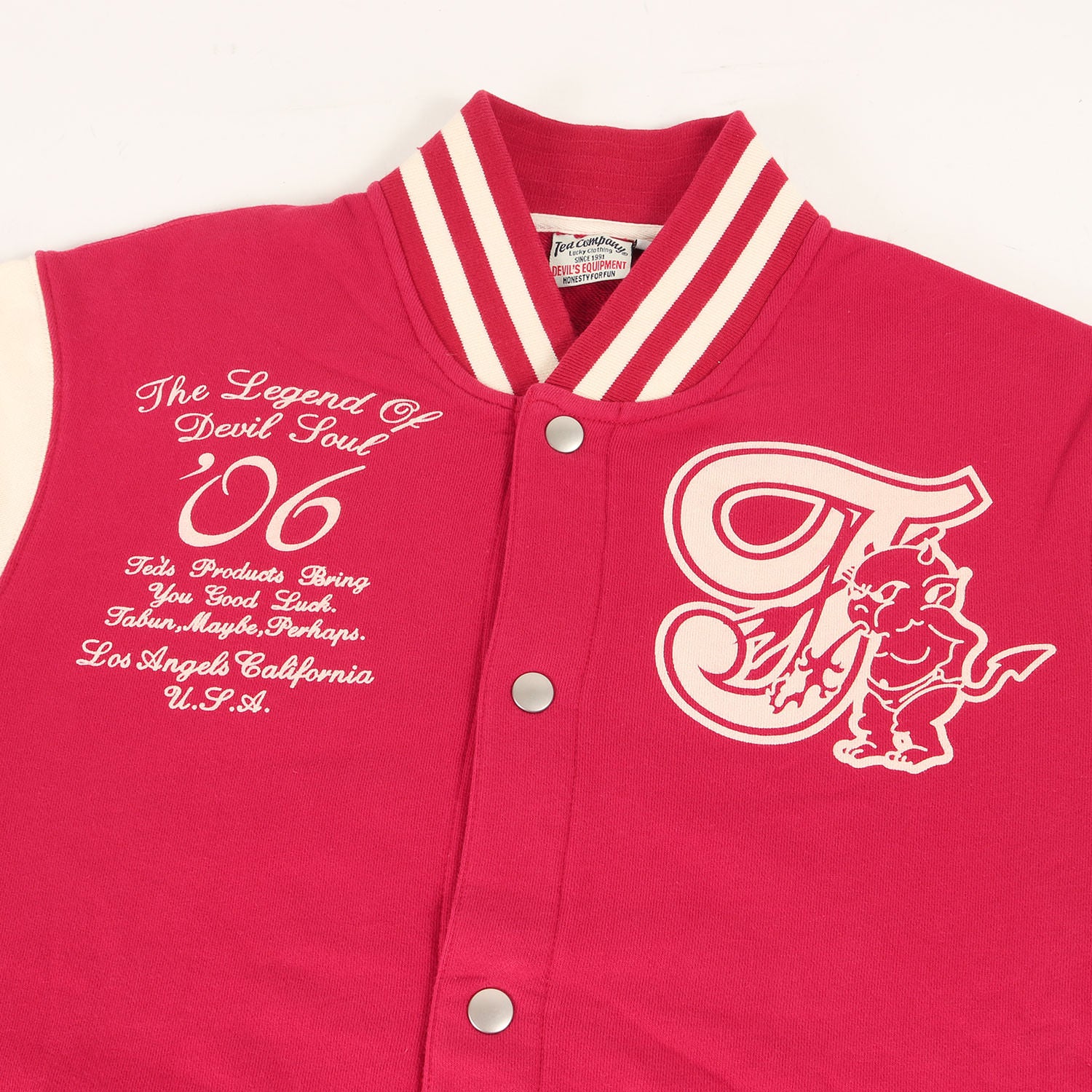 TEDMAN テッドマン スタジャン TEDMAN (テッドマン) TEDCOMPANY LUCKY DEVIL スウェット