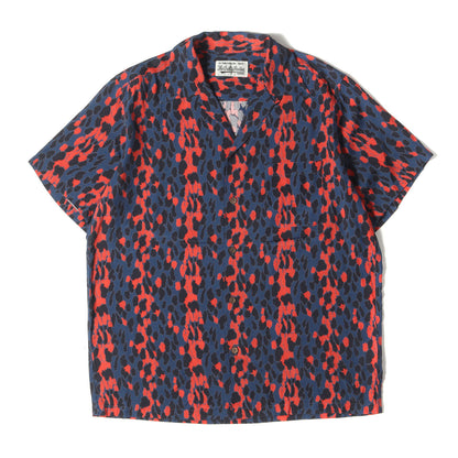 レオパード 総柄 半袖  ハワイアン シャツ (LEOPARD HAWAIIAN SHIRT)