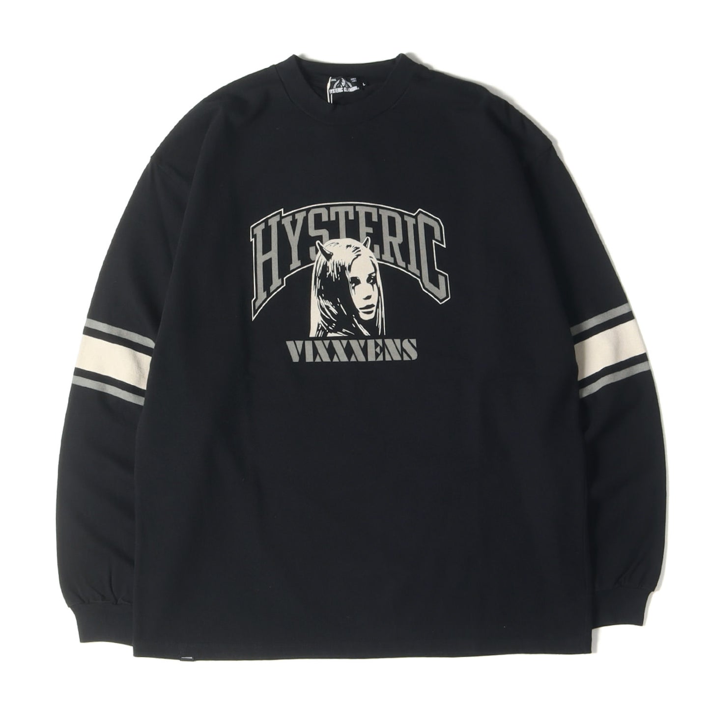 VIXXXENS リブ付 ロングスリーブ Tシャツ (02183CL09)