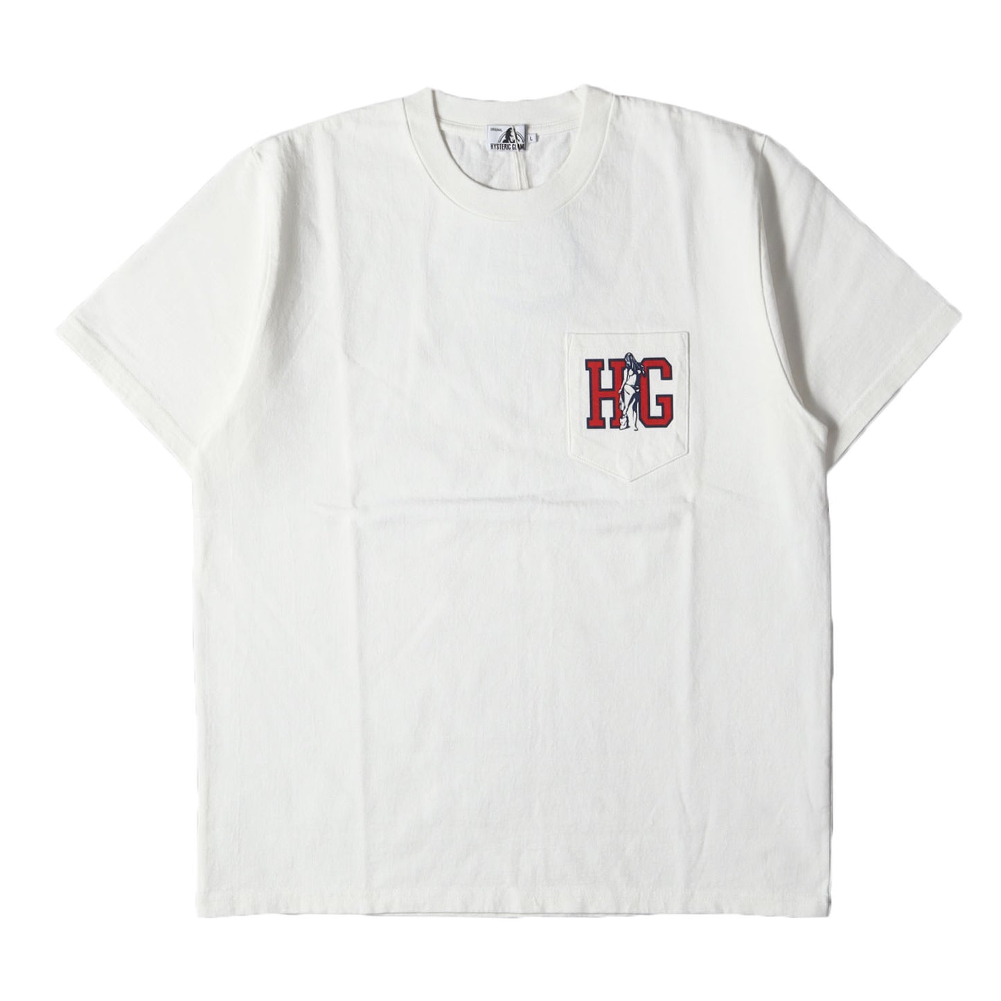 ヌード ガール ウーマン ロゴ ポケット Tシャツ (0261CT05)