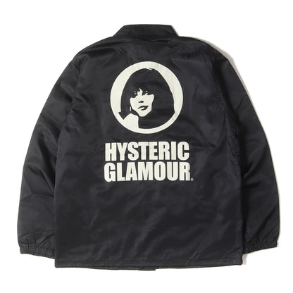 ガール ウーマン ロゴ ナイロン コーチ ジャケット (02183AB18）