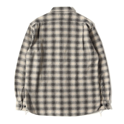 ウォッシュ加工 ヴィンテージ チェック フランネル ワーク シャツ (V.Check Flannel Work SH 2209-5003)
