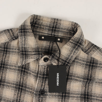 ウォッシュ加工 ヴィンテージ チェック フランネル ワーク シャツ (V.Check Flannel Work SH 2209-5003)