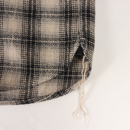 ウォッシュ加工 ヴィンテージ チェック フランネル ワーク シャツ (V.Check Flannel Work SH 2209-5003)