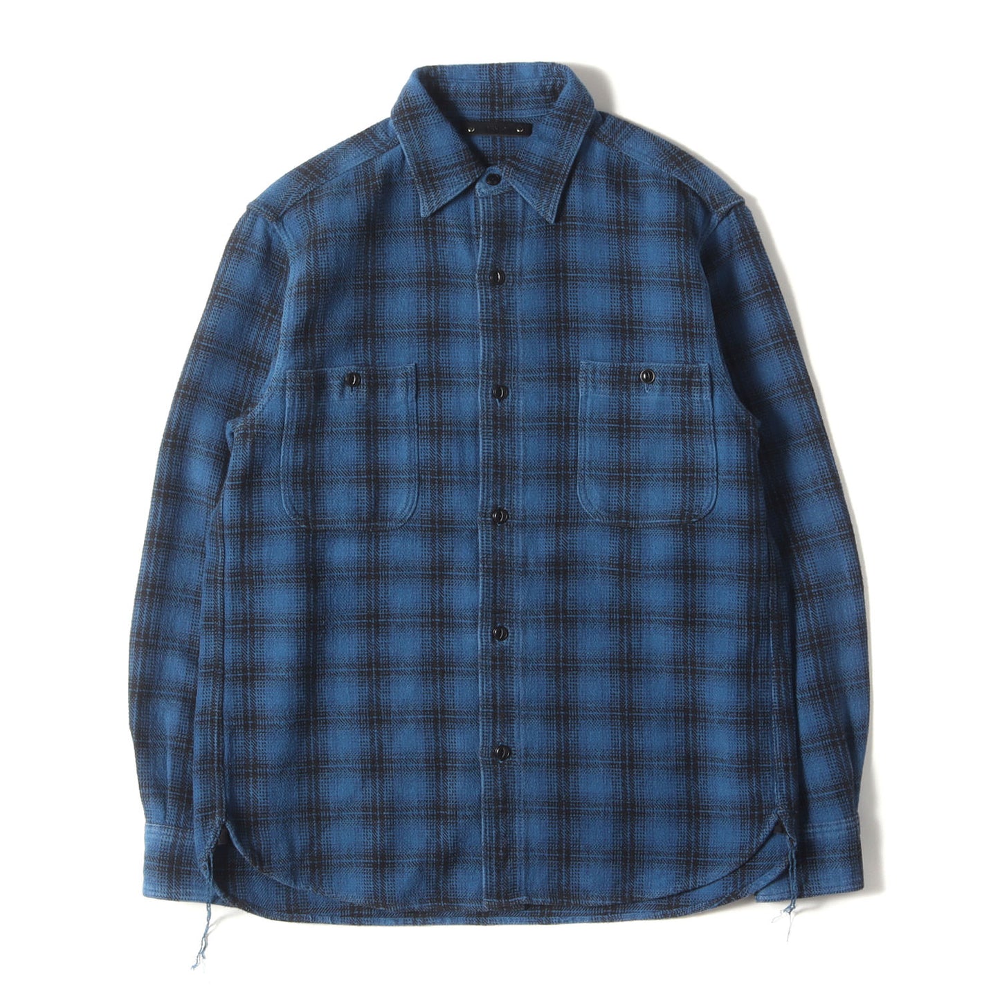 ウォッシュ加工 ヴィンテージ チェック フランネル ワーク シャツ (V.Check Flannel Work SH 2209-5003)