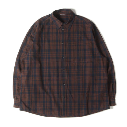21SS オーバーサイズ ナイト ビフォー チェック シャツ(NIGHT BEFORE SHIRT)