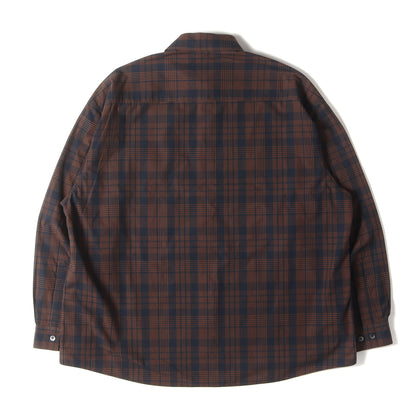 21SS オーバーサイズ ナイト ビフォー チェック シャツ(NIGHT BEFORE SHIRT)
