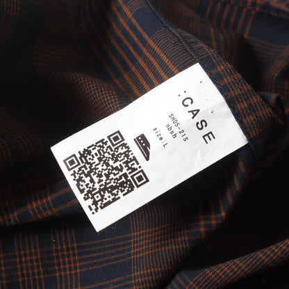 21SS オーバーサイズ ナイト ビフォー チェック シャツ(NIGHT BEFORE SHIRT)