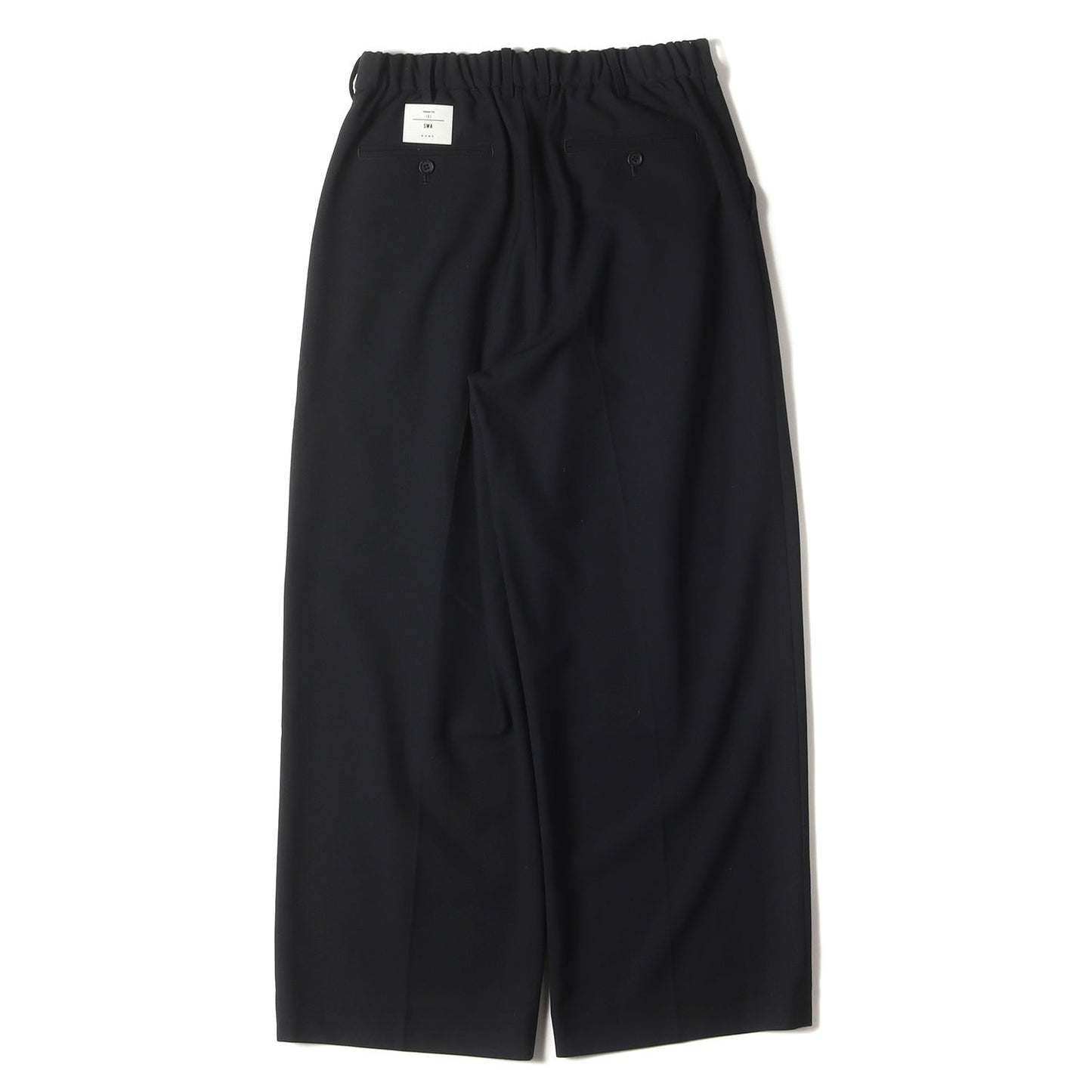 24SS ワンタック ワイド バギー スラックス パンツ (VINTAGE WOOL ONE TUCK WIDE 35 SLACKS NMPT-012)