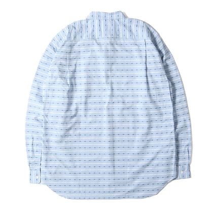 24AW ストライプ ボーダー ジャガード シャンブレー ドレス シャツ (PN-B031)