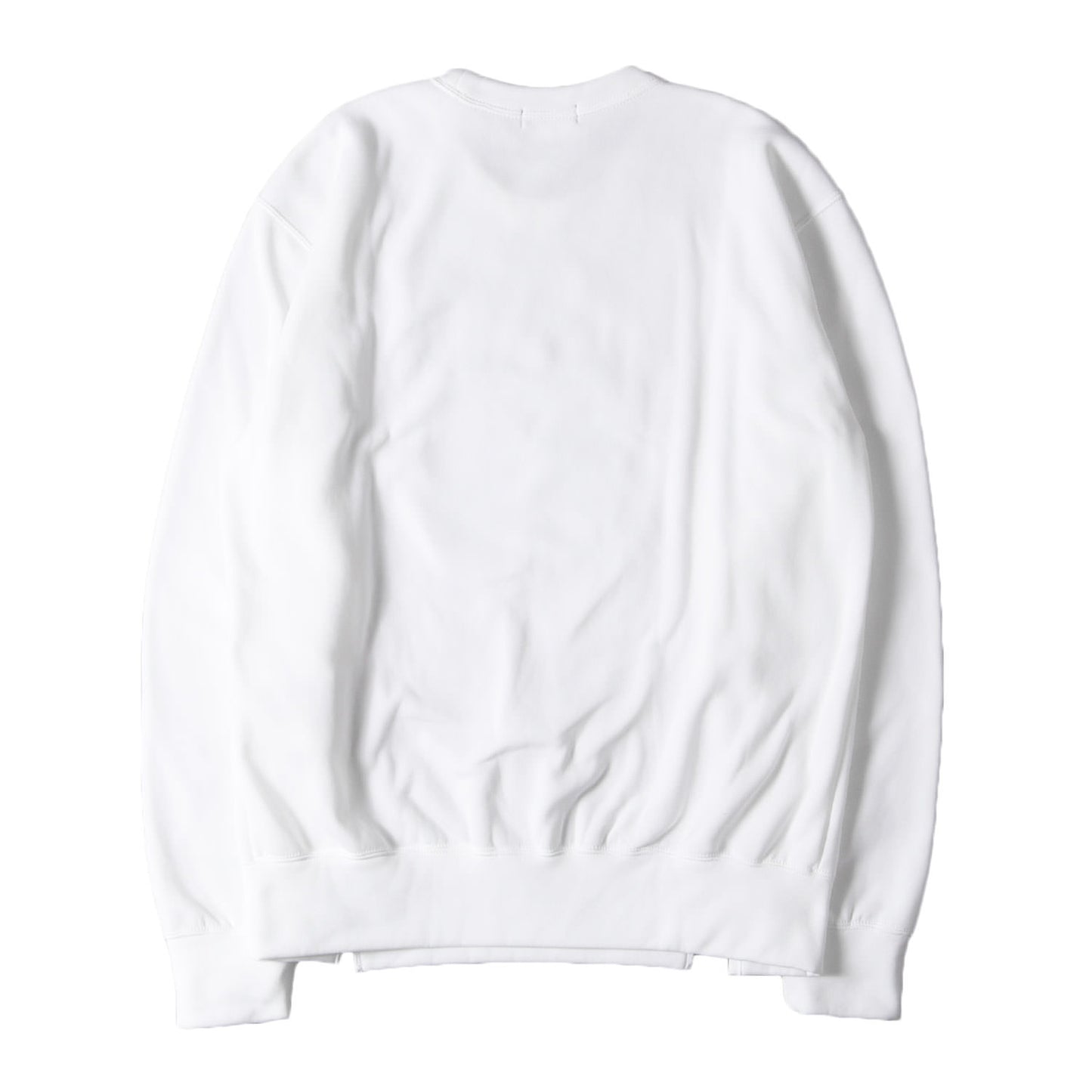 24AW ポリ ジャージー フロント カット デザイン スリット スウェット (PN-T025) / 裏起毛