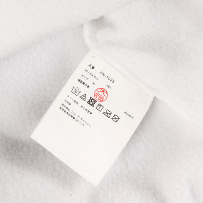 24AW ポリ ジャージー フロント カット デザイン スリット スウェット (PN-T025) / 裏起毛